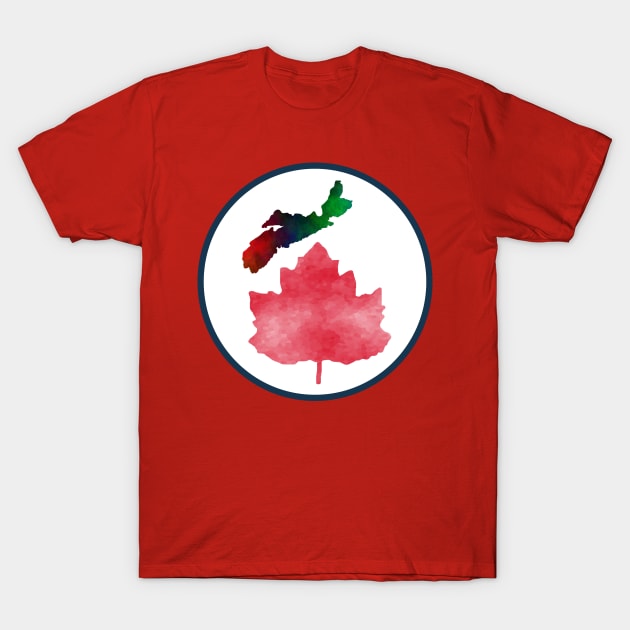 I LOVE Nova Scotia Canada T-Shirt by SartorisArt1